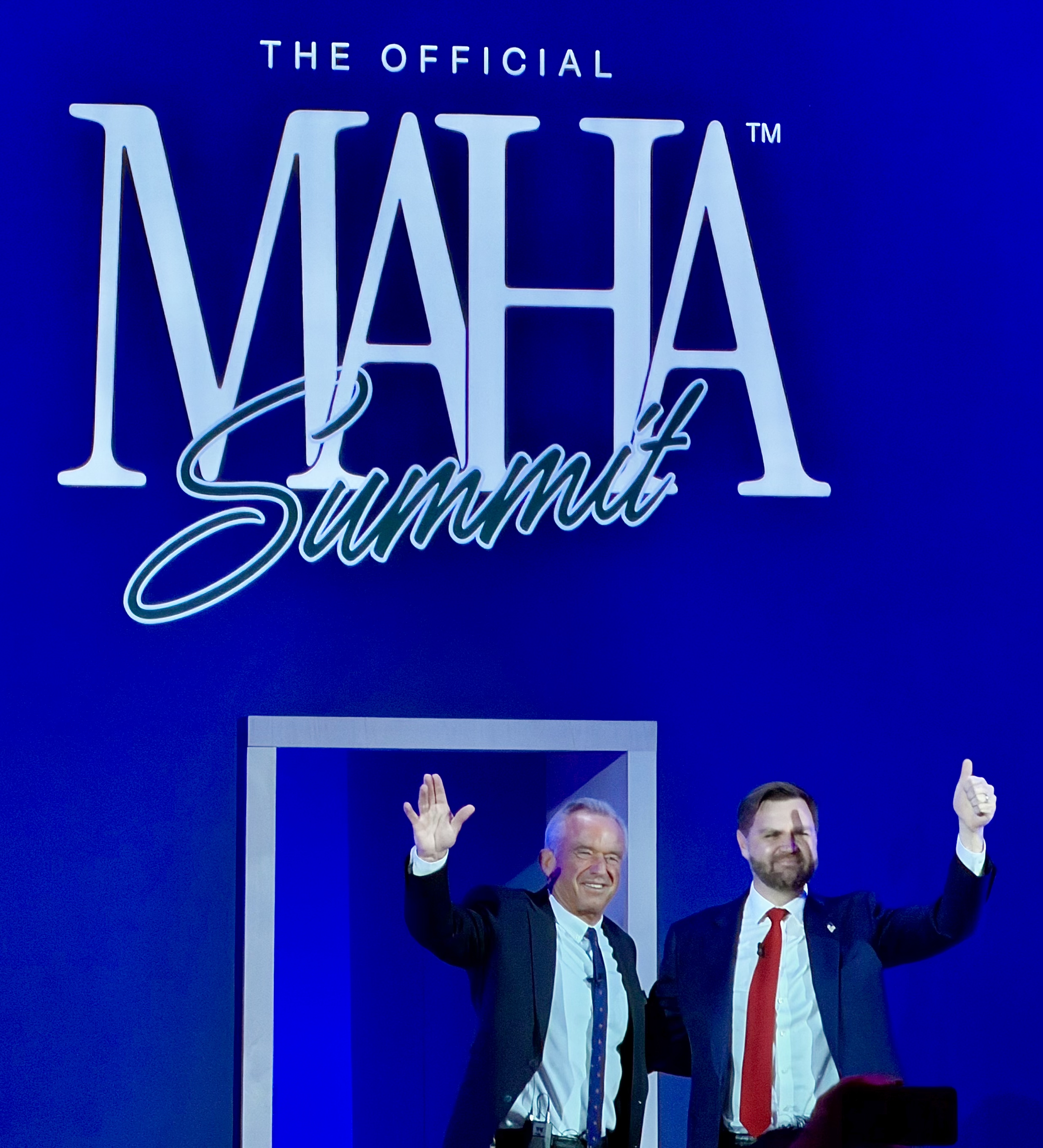 RFK and JD Vance at the MAHA Summit