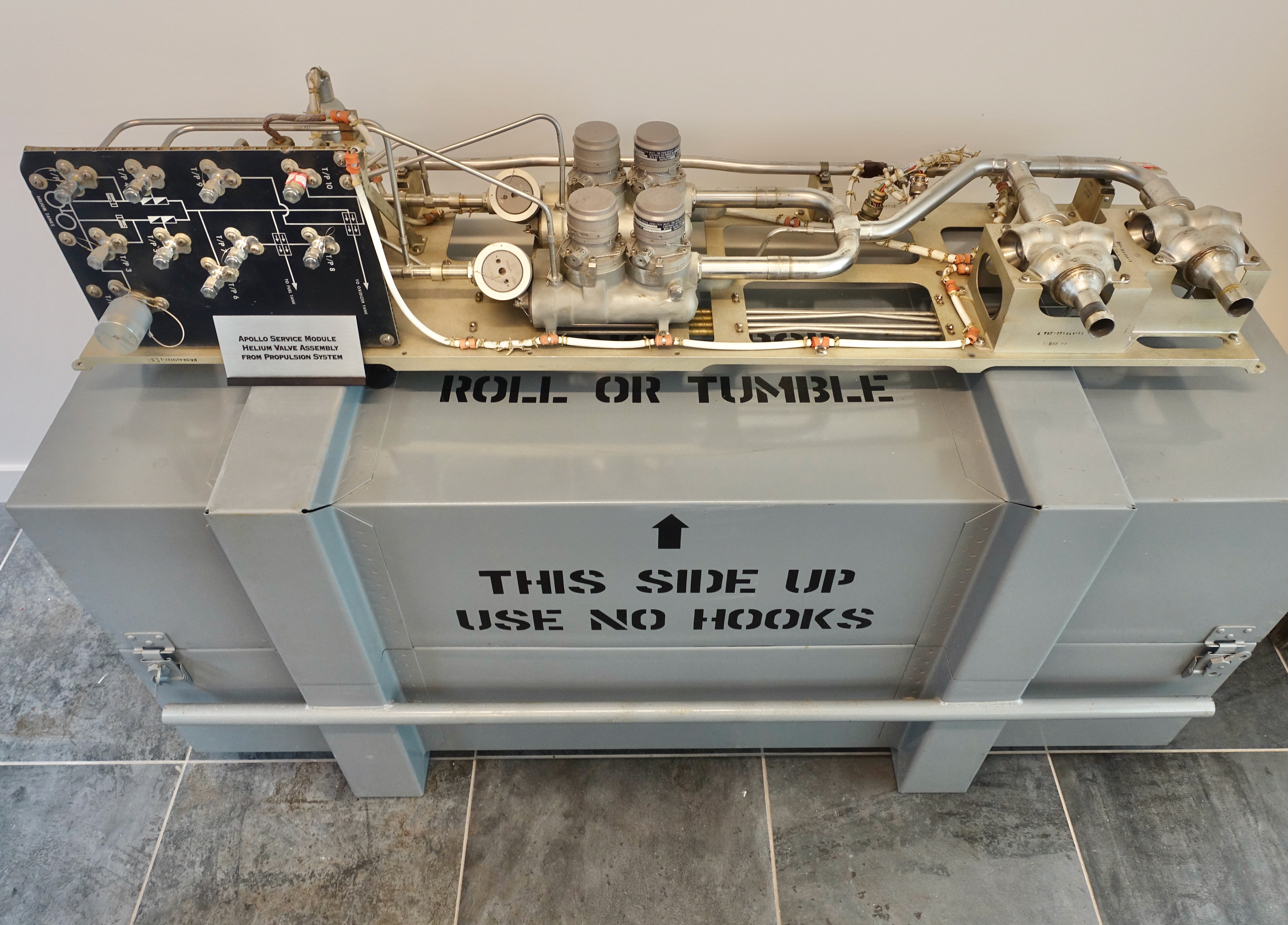 Apollo Service Module Helium Valve Assembly from Propulsion System 1968