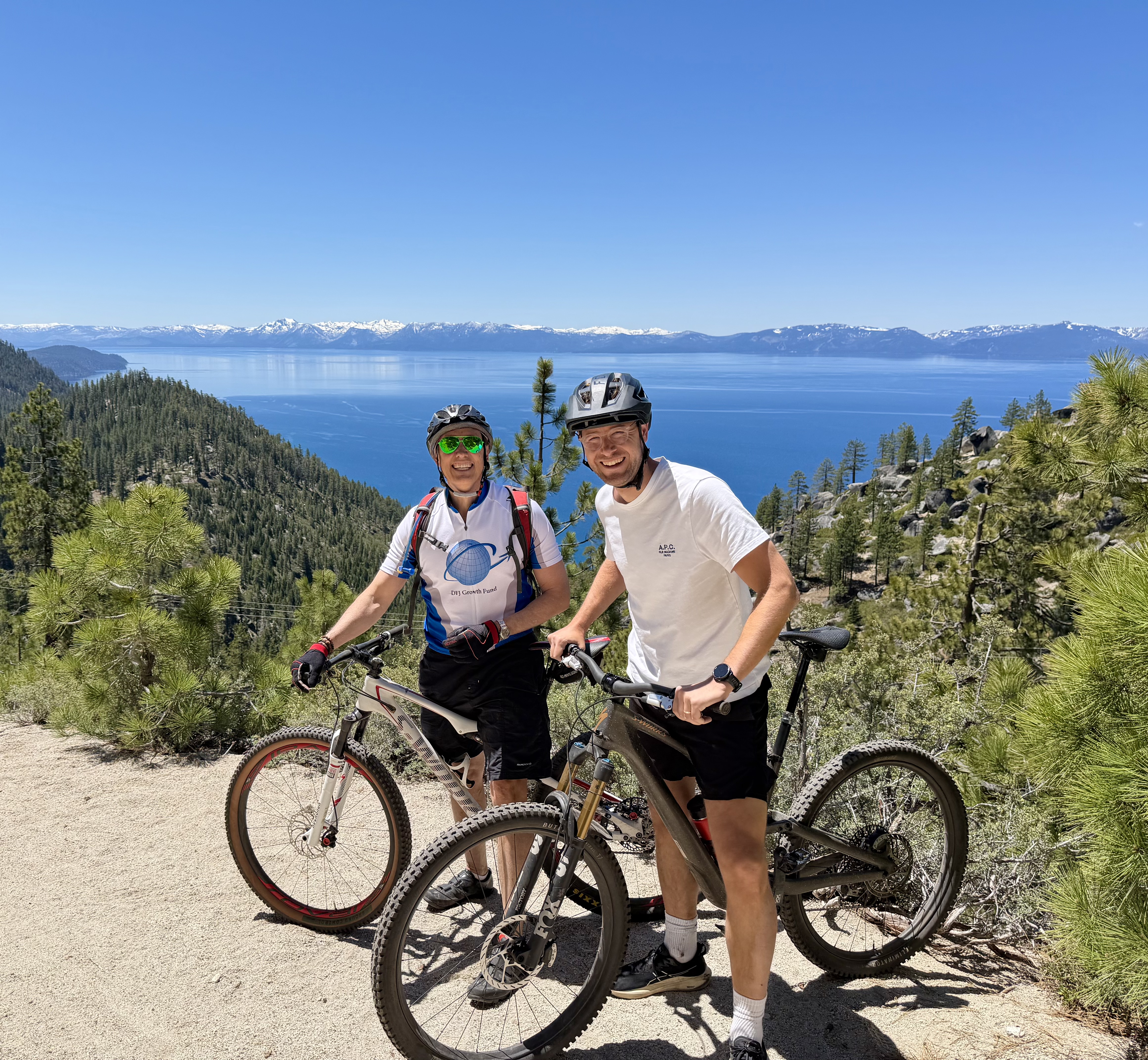 Riding Lake Tahoe