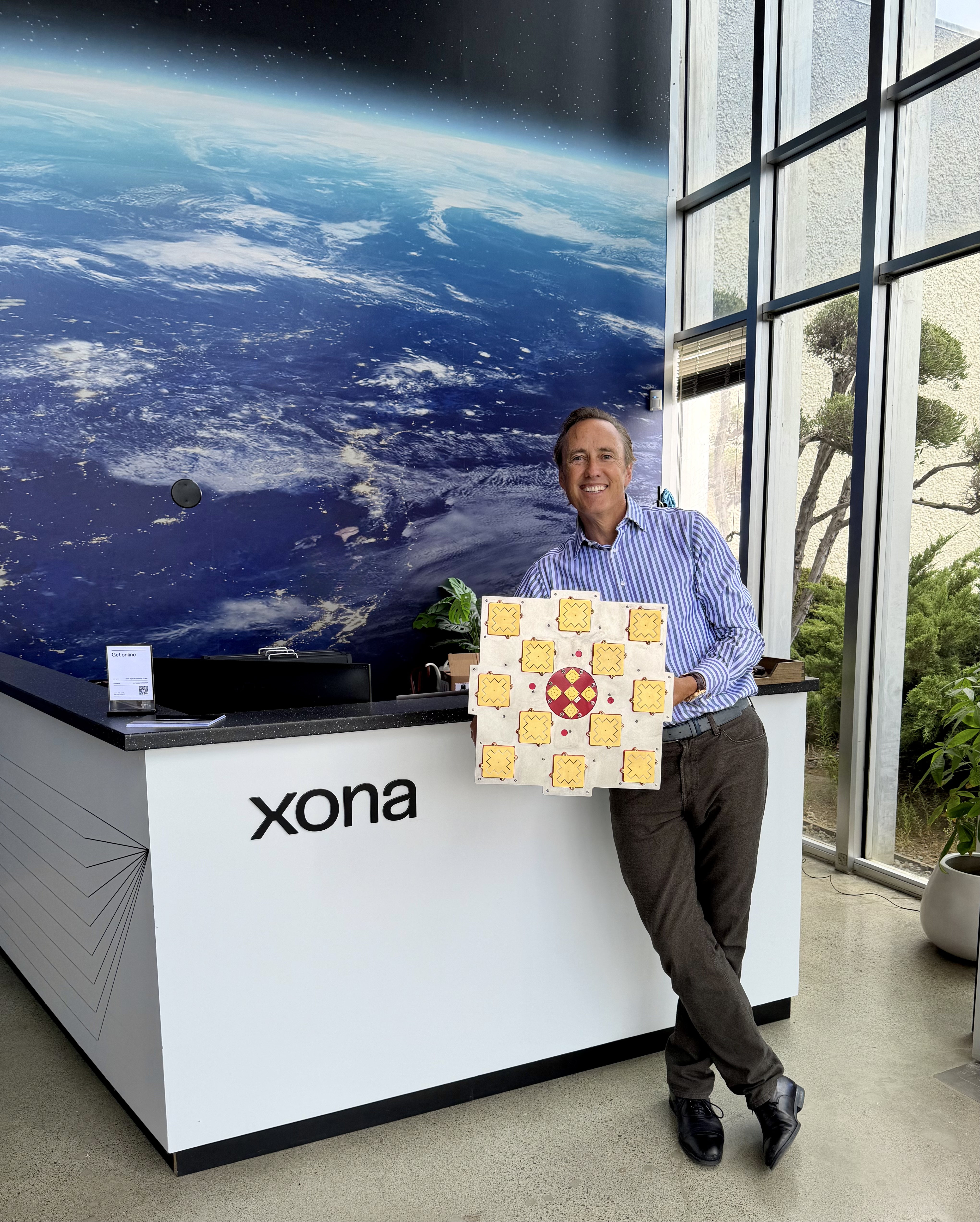 the first GPS payload + antenna from Xona