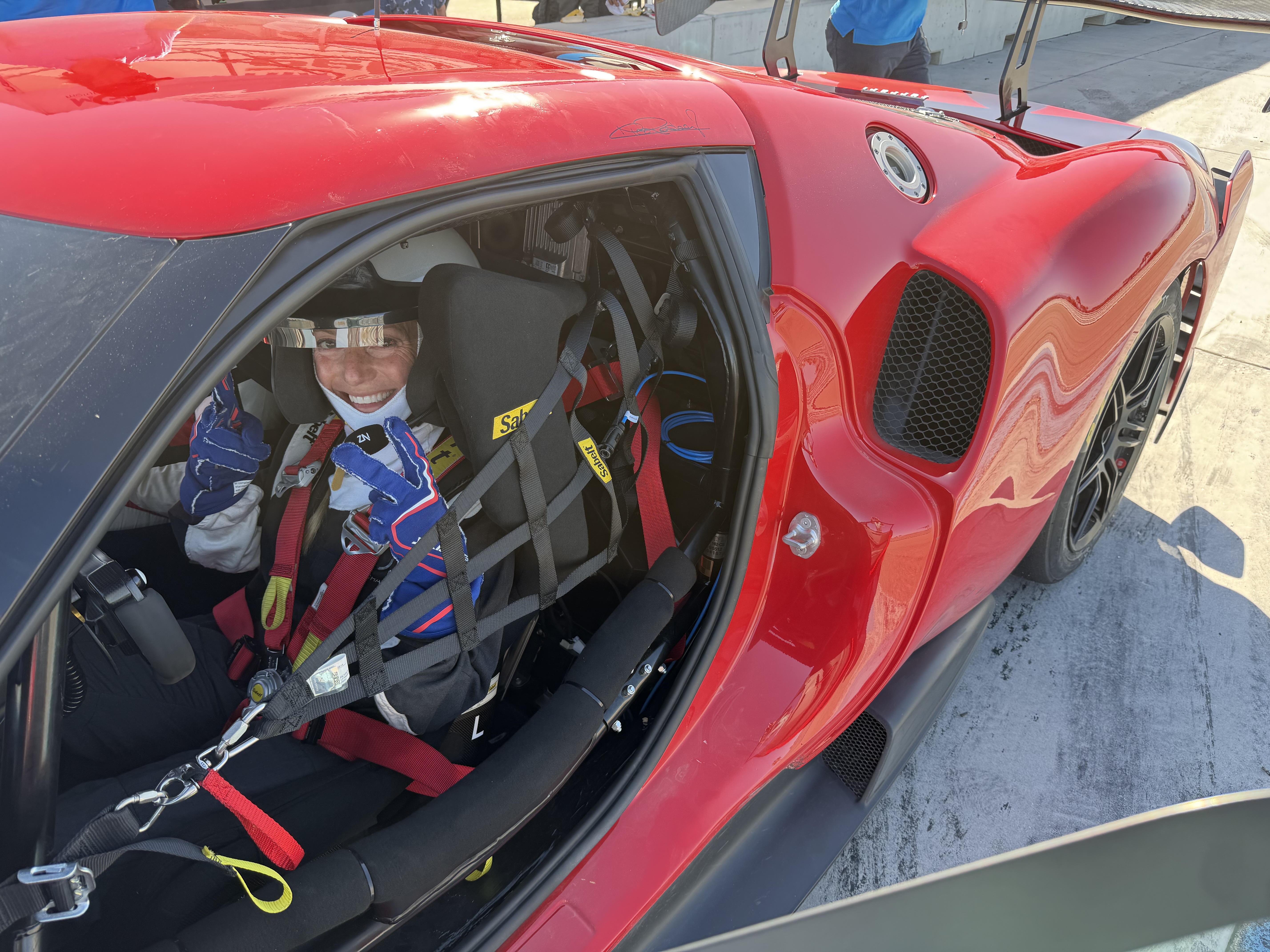 Ferrari 296 Challenge, now F1 Champion Nico Rosberg’s signature on the roof