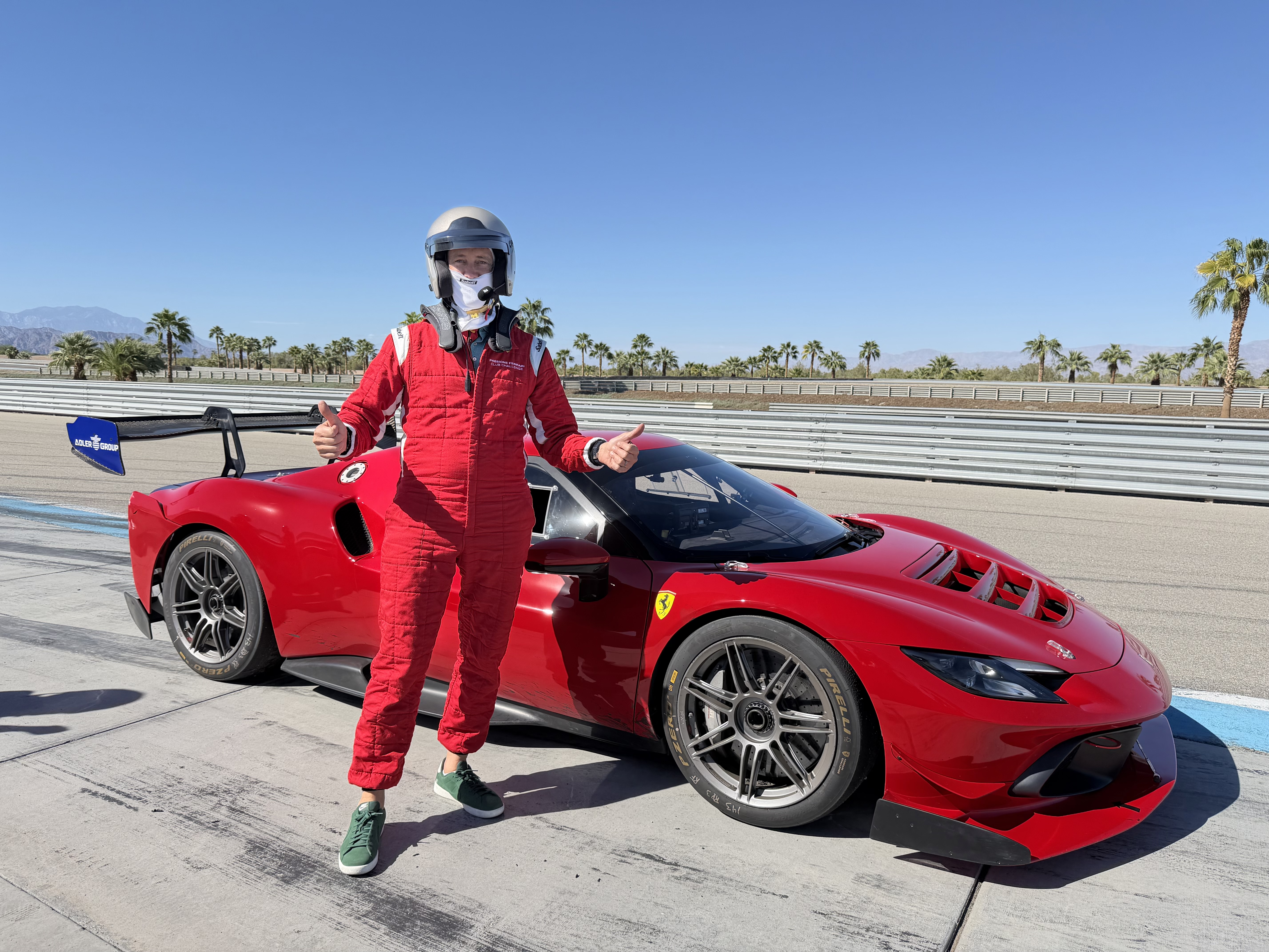 Ferrari 296 challenge race car